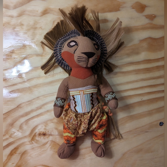 Disney's The Lion King the Broadway Musical Simba 10 inch plush - Picture 1 of 6
